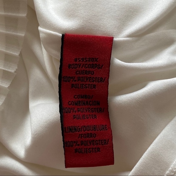 Gorgeous JS Collections Off White Pleated Halter Midi Dress Like New Size 6 - Picture 11 of 13